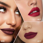 evpct 3Pcs Retractable Lip Liner Pencils Set Pack for Shaping & Sculpting Lips, Dark Mauve Maroon Purple Plum Ruby Red Creamy Matte Velvet Pigmented Lip Liner lipliners Crayon Lipstick,06 + 07 + 11
