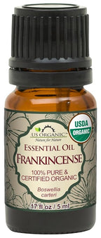 US Organic 100% Pure Frankincense (Boswellia Carteri) Essential Oil - Sourced from The Horn of Africa, USDA Certified Organic, Use Topically or in Diffuser, Perfect for Yoga or Meditation (5 ml)