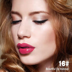 evpct Hot Pink Shiny Longwear No-Budge Liquid Lip Color Lipstick Makeup, Highly Pigmented Color Instant Shine, Waterproof Long Lasting Lipstick for Women, Lip Stain Gloss with Lip Liner Brush, 16#