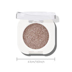 KYDA Single Glitter Eyeshadow, Champagne Pearl Glow Eyeshadow, Ultra-fine Lightweight Powder, Blendable Formula, Daily Glossy Eyes Makeup, Cowboy