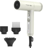 TOME 1875W Hair Dryer High Speed Motor Brushless 110000 RPM Blow Dryer Negative Ionic Cool Shot Lock with Diffuser Comb Nozzle Light Weight