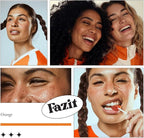 Fazit Makeup Patches - Orange Speckles - Glow Up Make-Up Patches - Cute Glitter Makeup Accessories for Women - Cosmetic Glitter for Face