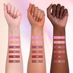 evpct Light Hot Pink Matte Creamy Lipstick for Women, Long Lasting Waterproof Velvet Lipstick, Lip Stick Crayon Buildable Blendable Creamy Color, Longwear Lip Makeup Cruelty-free 24 hours original, 01