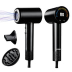 CONFU Hair Dryer, 110000 RPM Fast Drying Blow Dryer with Magnetic Diffuser and Concentrator, Professional Lightweight Ionic Hair Dryer for Women and Men