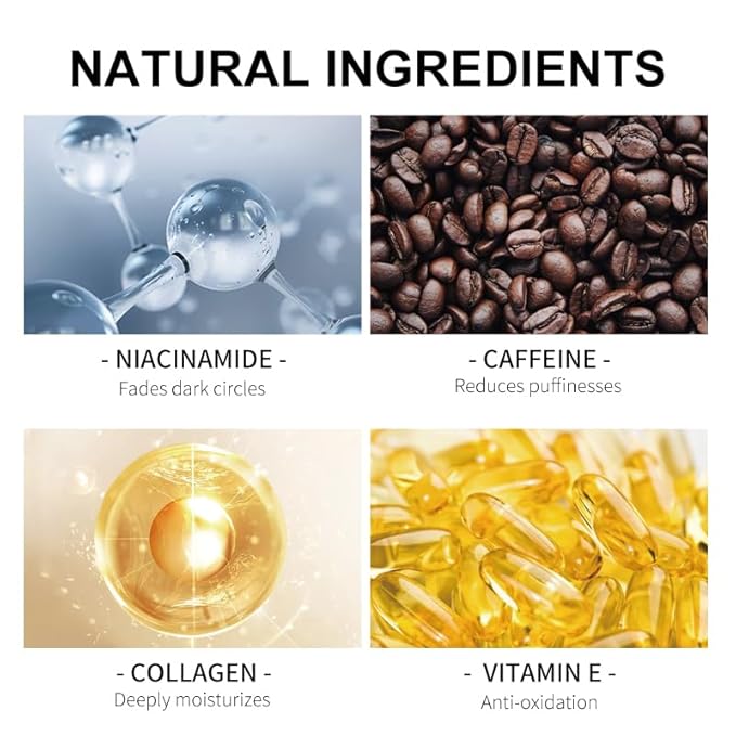 SORYA Caffeine Eye Cream Dark Circles Puffiness, Wrinkles Fine Lines, Under-Eye Bags Anti-Aging Collagen Revitalize Your Look with Our Advanced Formula for a Youthful Glow