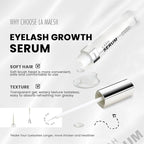 Lash Serum, Eyelash Growth Serum with Advanced Formula, Eyelash Enhancing for Longer Thicker and Fuller Looking Lashes, Vegan & Cruelty-Free for Sensitive Eyes (5mL)