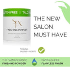 SunFX Post Spray Tan Translucent Finishing Powder | Talc Free | Sunless Tanning Setting Powder | Shimmer | Crisp & Fresh, 4.00 Ounce (Pack of 1)