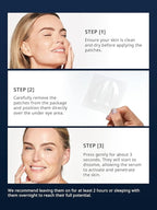 depology Deepcare+ Serum-Infused Micro Dart Patche | 12 Pairs Eye Mask | Under Eye Patches for Wrinkles | Hydrating Eye Mask with Peptides