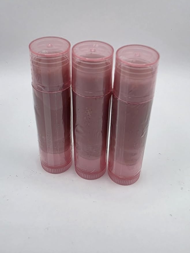 Tallow Lip Balm (3 Pack) (Tinted Mauve) Handmade Grass Fed Beef Tallow Lip Balm with Nourishing Oils