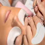 100 Pairs Set，Eye Gel Patches,Under Eye Pads Lint Free Lash Extension Eye Gel Patches for Eyelash Extension (pink)