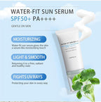 2 Pcs Centella Sunscreen, Light & Hydrating Centella SPF50 Water-Fit Sun Serum for All Skin Type and UV Defense.