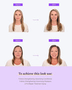 Keranique Volumizing Mousse for Women - Thickening and Styling Anti-Frizz Foam for Fine, Straight, Wavy, and Curly Hair