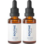 Routine Wellness Hair Treatment Serum for Thinning Hair - Plant-Based Rosemary, Tea Tree & Argan Oils Blend for Strength, Shine & Softer Hair - Clean Ingredients, All Hair Types - 30ml (Pack of 2)