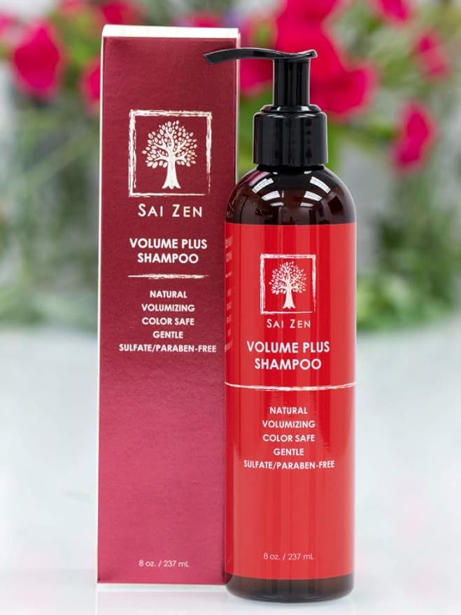 Volume Plus Shampoo | Anti-Thinning and Volumizing Formula | Made in USA |Sulfate and Paraben Free | All Hair Types, 8 oz.