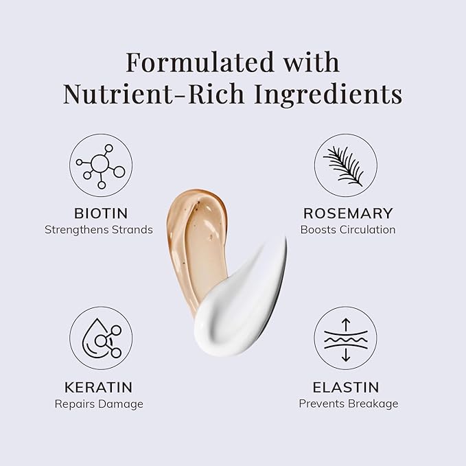 Hair Growth Shampoo and Conditioner Set - Rosemary & Biotin Shampoo and Conditioner for Hair Thickening - Botanical Boost for a Healthy Scalp, Hair Growth and Strengthen