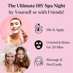 Jelly Mask for Facials - 24 Flavors Hydrating & Brightening Jelly Face Masks | Free Jade Roller & Spatula |Bulgarian Rose Lavender Hyaluronic Acid 24K Gold | Christmas Gifts for Women, Gifts for Women