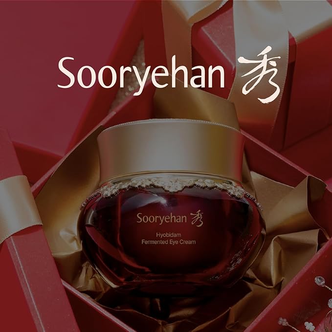 Sooryehan Hyobidam Fermented Eye Cream (0.84 fl oz) - Korean Skincare, Luxury Premium High-end Cream by LG Beauty. Intensive Skin Care.