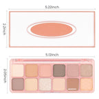 AMY'S DIARY 12Color Light Pink Purple Eyeshadow Palette, Long-Lasting, and Highly Pigmented. Elevate Your Eye Makeup– Unleash Your Unique Style (05#)