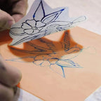 20Pcs Tattoo Practice Skins - Yuelong Blank Fake Skin Double Sides Practice Skins for Tattooing Microblading Skin-Like Blank Skin Tattoo Supplies for Beginners Artists