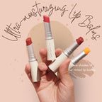 Natural Lip Balm - Anti-Aging with 100%-grassfed Beef Tallow, CoQ10, Astaxanthin, Hyaluronic acid - Ultra Moisturizing, Conditioning, All natural, Organic, Made in USA (Warm Red)