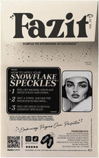 Fazit Makeup Patches - Snowflake Speckles - Glow Up Make-Up Patches - Cute Glitter Makeup Accessories for Women - Cosmetic Glitter for Face