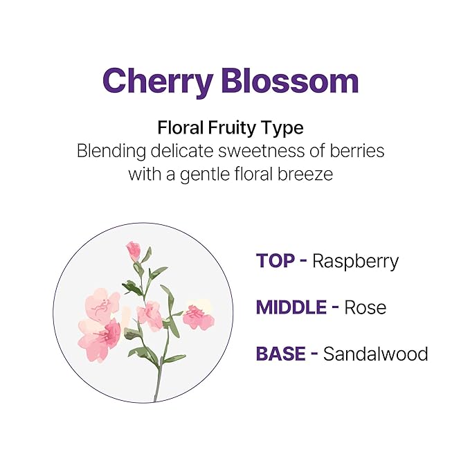 KUNDAL Ultra Macadamia Oil Hair Serum [Cherry Blossom]- Korean Hair Care Premium Hair Oil, Intense Repair, Deep Nourishment, Frizz Control for All Hair Types 3.38fl oz (Pack of 1) Stocking Stuffers