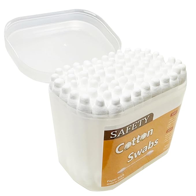 3 Packs Safety Cotton Swabs with Large Tip, Baby Cotton Buds 240pcs