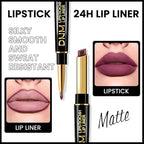 evpct 1Pcs More Berry Lip Liner and Lipstick Set Kit for Women, Matte Lips Kit with Lip Liner Lip Stains Long Lasting Waterproof 24 Hour Lipstick and Lip Liners Combo Lipliners Pencil 29#