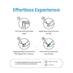 beetles Gel Polish Set, 6 Colors Yellow White Orange Blue Gel Polish Kit, Glitter Green Nail Polish Soak Off Nail Lamp Nail Art Manicure Kit, DIY Home Salon Gifts for Women