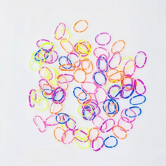 3200 Pcs Elastic Rubber Bands Small Hair Ties Hair Rubber Mini Hair Bands Hair Elastics Tiny Soft Holder Ponytails for Girls (Multicolor with dots)