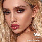 Kaely Longwear No-Budge Lipstick for Women, Highly Pigmented Liquid Lip Color Makeup, Non-Transfer Lip Gloss Stain Waterproof Smudge Proof 24 Hour, Instant Shine, Vegan & Cruelty-Free, 08 PEPPY