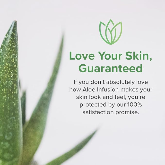Aloe Infusion Aloe Vera Face & Body Cream – Natural Moisturizer for Dry, Sensitive & Irritated Skin – Hydrating, Non-Greasy Lotion with Shea Butter & Manuka Honey – After-Sun Care & Eczema Cream