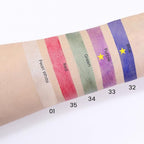 evpct 2Pcs Cream Eyeshadow Sticks Set for Eyes Waterproof, Blue Shimmer & Purple Shimmer Matte Eye shadow Stick Pencil Pen Bulk sombras en crema para ojos 32+33