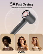 Professional Hair Dryer with Diffuser for Women Classic Bio lonic Hair Blow Dryer Fast Drying Remove Static Full Tool Set for Stylist, One Button Cooling Mode, cUL Certified, Lightweight for Travel