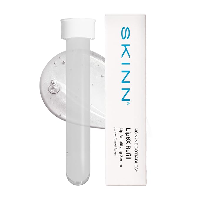 SKINN Lip Amplifying Serum, Lip6X Refill with Peptides - Deep Moisturizing Serum Plumps, Hydrates, Smooths & Boosts Collagen Production - Lip Care Products for Women