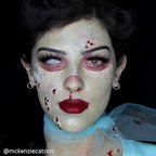 Mehron Makeup Color Cups | Stage, Foundation, Face Paint, Body Paint, Halloween Makeup | Greasepaint .5 oz (14 g) (Zombie Flesh)