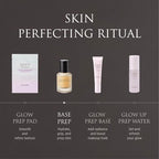 Base Prep Korean Primer (1.35 fl oz) – Silicone-Free Grip Makeup Base, Serum Texture for Radiant Skin, Long-Lasting Glow with Rice Ferment, Ceramide, Niacinamide, Squalane