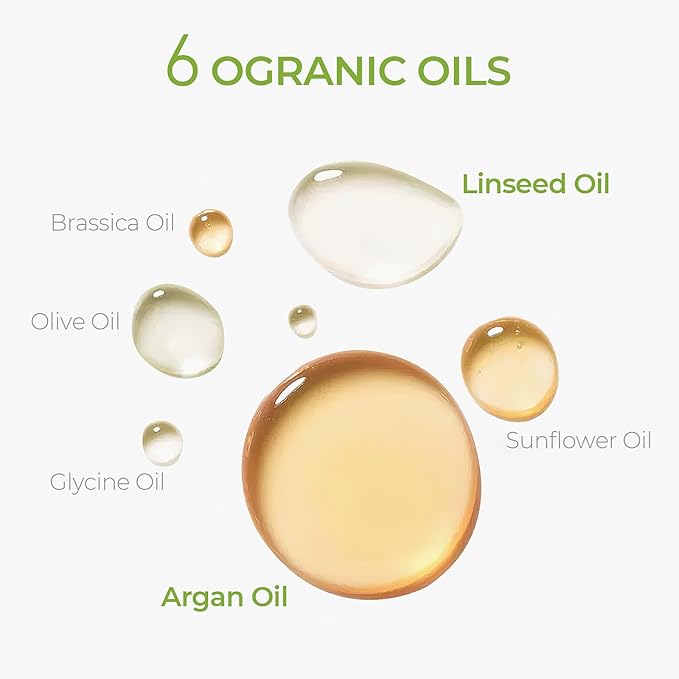 TYMO Argan Hair Oil Spray - Hydrating Natural 6 Blend Oil for Frizzy & Dry Hair, Organic Pure Formula, Daily Use for Hair, Smooth Damaged Ends, Olive Oil Infused, Add Shine