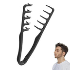 Volumizing Texture Comb, Wide-Tooth Hair Styling Comb for Men & Women, Fluffy Curly Texture Roots Volume Combs, Bangs Seam Grooming Styling Tool, Black