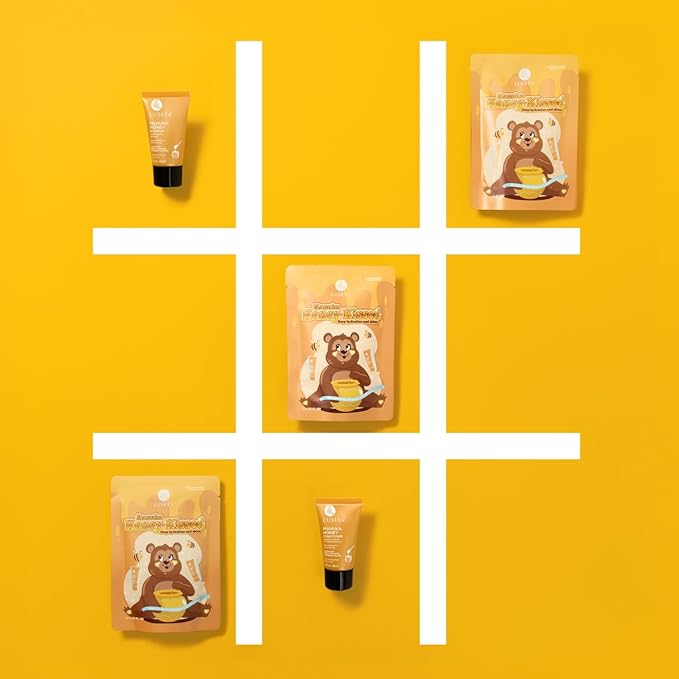 Luseta Manuka Honey Shampoo & Conditioner Set Hydrate & Repair for Dry and Dull Hair Adds Shine & Restore Softness Moisturizing for Damaged Hair 1.01oz*2