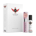 CA Perfume Duo Impression of Delina For Women Perfume Layering Set Long Lasting Travel Size EDP + Body Oil Roll-On Bottle 0.27 Fl Oz+0.33 Fl Oz