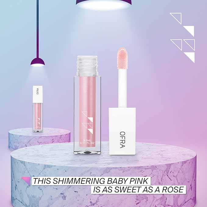 Lip Gloss - Golden Rose | Non Sticky, Ultra-Glossy Lip Gloss | Long Lasting Formula for a Smooth, Hydrated Finish | 3.5ml/1.1oz