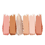 Eyeshadow Palette - 6 Color Neutral Eyeshadow, Nude Pink & Brown, Matte & Shimmer, Highly Pigmented, Blendable, Travel-Friendly Everyday Makeup, 01-1#