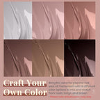 Beetles Winter Gel Polish Colors Brown Beige Mauve Pink Nude White Neutral 6 Colors Gel Nail Polish Set for Nail Art Manicure Soak Off Uv LED Nail Lamp Needed Gifts for Women Coffee Time