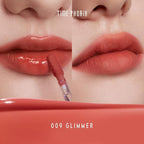 ALTERA BLURRING LIP TINT - Shine Lip Gloss to Soft Blurry Lip Matte Finish, Long-Lasting Lip Stain, Smooth and Blur lip lines, Watery-Velvet Feel, Hydrating & Non-Sticky (009 GLIMMER)