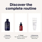 HORACE Bio-Retinol + Argireline Peptide Face Serum for Men - For Wrinkles, Dark Spots and Elasticity - Vegan Skin Care for All Skin Types - Unscented, 30ml