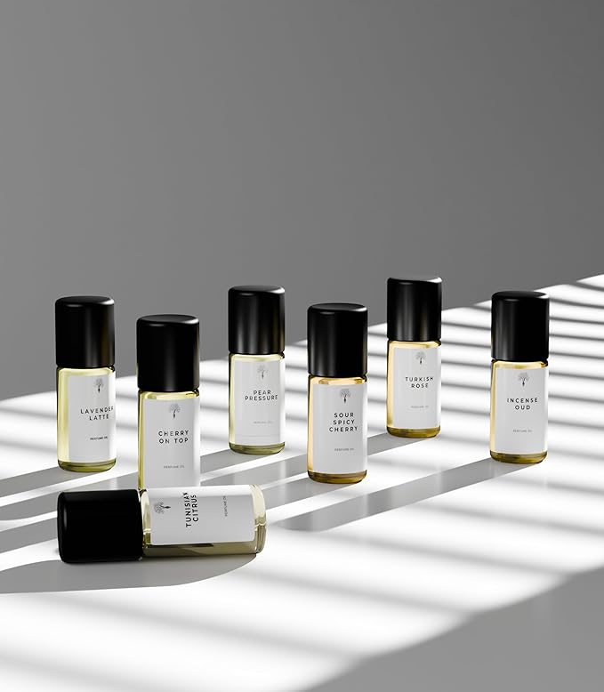 Eternal perfume oils Roll on Travel Size perfumes for women Mini Mist Gift Set 7 Piece Collection perfume for men unisex Long Lasting perfumes set for womens 7 x 3 ml/0.17 FL Oz Gift Set for Women