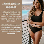 Caramel Cream Tanning Mousse | Easy Application & Instant Gratification | Dries Immediately Without Leaving You Sticky | Non-Scented, Streak Free