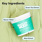 I DEW CARE Wash-Off Mask - Matcha Mood | Korean Facial Soothing Green Tea Skincare for Dry and Sensitized Skin, Korean Face Mask Skin Care for Face, 3.38 Oz