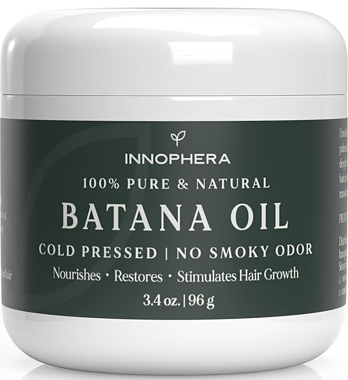 Batana Oil for Hair Growth ‒ Cold Pressed with No Smoky Odor ‒ 100% Pure & Natural from Honduras ‒ Nourishes, Moisturizes & Restores Hair ‒ 3.4 oz.